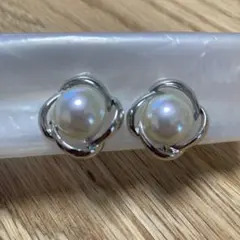 パール イヤリング　レトロ