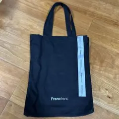 Francfranc ブラック トートバッグ