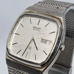 SEIKO セイコー ツインクォーツ 74年製高級QZ 純正ブレス付 電池交換済 