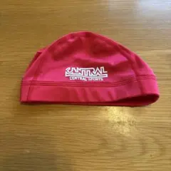 CENTRAL SPORTS 水泳帽 Mサイズ 赤