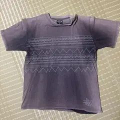 j*k様 Stüssy XL グレー Tシャツ 幾何学模様 00s