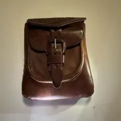 本革 ブラウン ボディバッグ