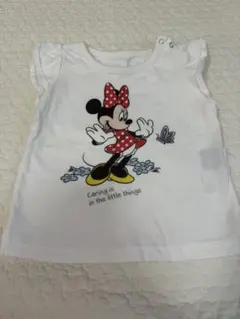 ディズニー ミニーマウス フリル袖 Tシャツ 80〜90のサムネイル