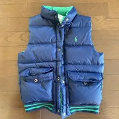 Polo ベスト　リバーシブル　美品　130-140