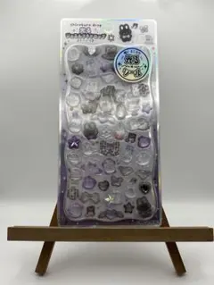 カミオジャパン 光るジュエルプチドロップ シール しろくろドロップ ストーン付き