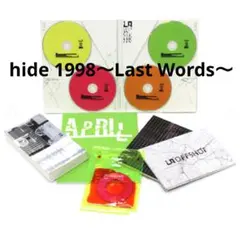 hide 1998 Last Words 完全限定生産 CD DVD hide 1998 Last Words 完全限定生産 CD DVD