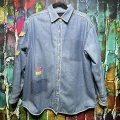 ショーンジョン 長袖シャツ ジャケット デニム 90s オールド XL 雰囲気