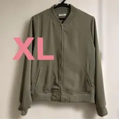 【Honeys】リブブルゾン カーキー　LLサイズ