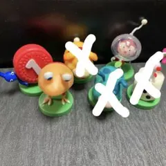 ピクミンチョコエッグ　フィギュア　青ピクミン　白ピクミン