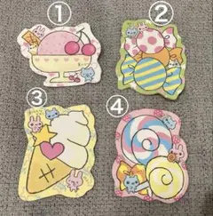 ミニメモ4柄セット　平成レトロ