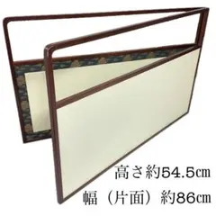 AS34 竹峰作 銘竹風炉先 全開 両面 専用紙箱 風炉先屏風 茶道具 - メルカリ