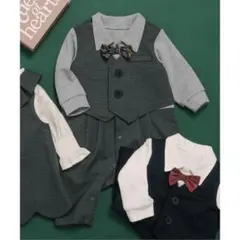 【美品】BREEZE フォーマルBoysカバーオール　size80