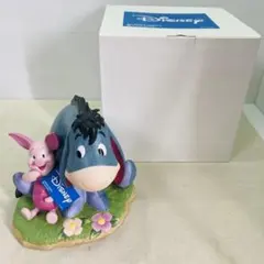激レア新品　スタチュー　ピグレット＆イーヨー　ビッグサイズ　ディズニー　加藤工芸
