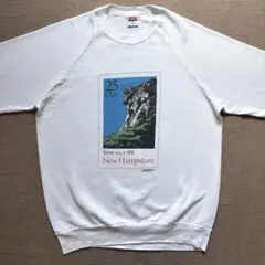 90s anvil ニューハンプシャー スウェット USA製 切手デザイン XL