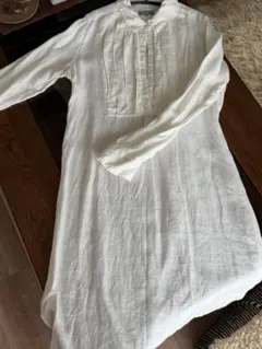 MARGARET HOWELL リネン100% ロングブラウスのサムネイル