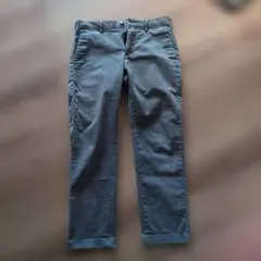 ユニクロ　スリムフィットチノ グレー　ウエスト76、股下69.5