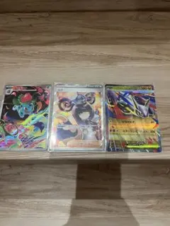 ナンジャモのハラバリーex カナリィ ダイゴのメタグロスex SAR 3枚