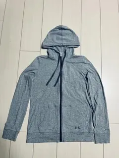 UNDER ARMOUR CHARGED COTTON パーカー グレー MD