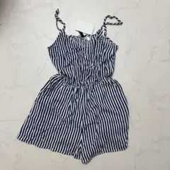 エイチアンドエム H&M ボーダー オールインワン