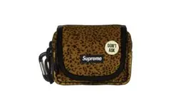 Supreme Velvet Mini Pouch "Tan Leopard"