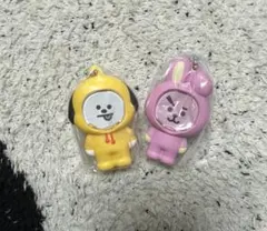 BT21フォトフレームマスコットガチャ　2個セット 【CHIMMY COOKY】