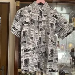 GLOVE HOUSE英字柄シャツ