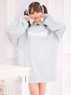 Ank Rouge アンクルージュ ましゅまろプルオーバー ブルーのサムネイル