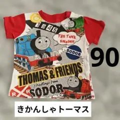 90cm きかんしゃトーマス 半袖Tシャツのサムネイル