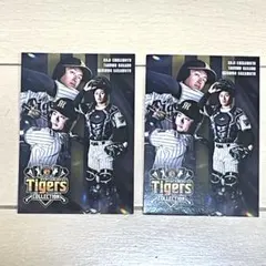 阪神タイガース タイガースコレクション リアルトレカ オープン戦限定　２枚セット