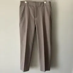UNTITLED テーパードパンツ ベージュ S