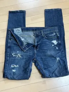HOLLISTER ダメージデニム　W32×L34 ホリスター