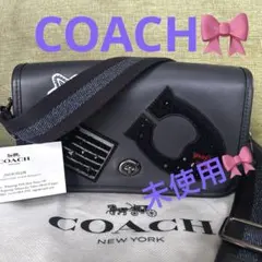 未使用　COACH コーチ　ショルダーバッグ　ミニショルダー　スマホショルダー