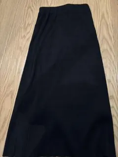 黒いリブ編みタイトスカート アメリカンホリック