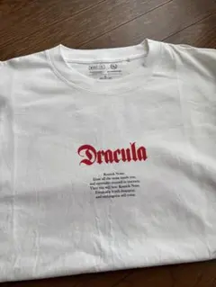 GU Dracula プリントTシャツ ホワイト Lサイズのサムネイル