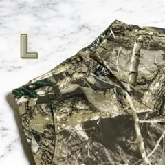 リアルツリー L 迷彩 バギー パンツ ワイド Y2K ストリート デニム