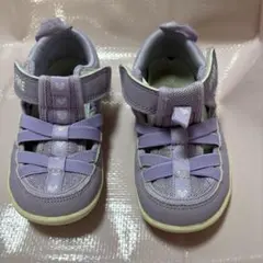 イフミーシューズサンダル　紫色　16,5㎝