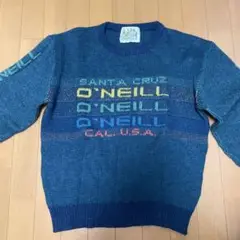 O'Neill グリーン ニットセーター 古着 90s旧タグ