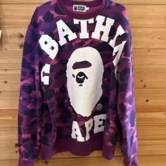 A Bathing Ape カモフラージュトレーナー LT
