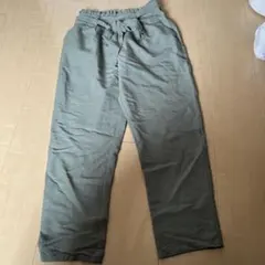 レディース　カーキ　緑　ズボン　M ワールド　テーパード　春　夏　秋