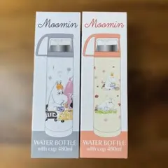 ムーミン ステンレスボトル　水筒 480ml コップ付き　２個