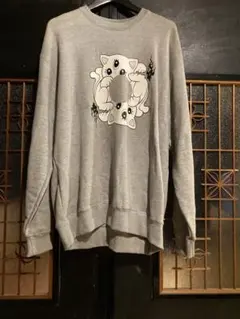 カズユキクマガイ Li/Coストレッチ度詰天竺リーフptZIP UPフーディー2 