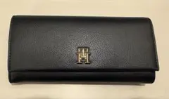 TOMMY HILFIGER ブラック長財布　メンズ　レディース