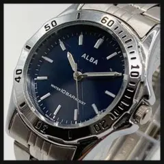 SEIKO ALBA ダイバー メンズ 電池交換済み可動品P-27 - メルカリ