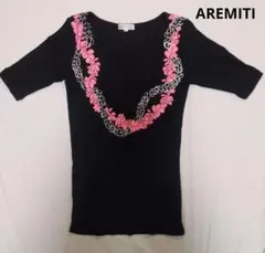 値下げ【12/14まで】AREMITI 黒 パウスカート フラダンス