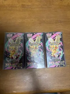 ポケモンカード MEGA ドリームex 3BOX シュリンク付 未開封