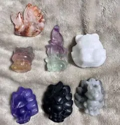 九尾　フェザーフローライト　狐　台座付　貴重　美品　新品 九尾 フェザーフローライト 狐 台座付 貴重 美品 新品 - メルカリ