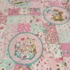 松山敦子/ファンシーアニマルサークルハギレ