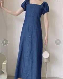 VANNIE U デニムマーメイドワンピースのサムネイル