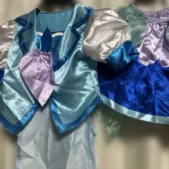 子供用水色と青色コスチューム
