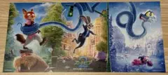 映画 ディズニー ズートピア２　映画特典 限定ビジュアル パノラマボード